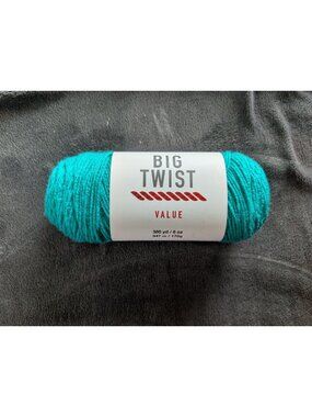 Big Twist Value Acrylic Yarn - Teal